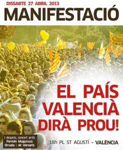 manifestació 25 abril 2013 Cartell